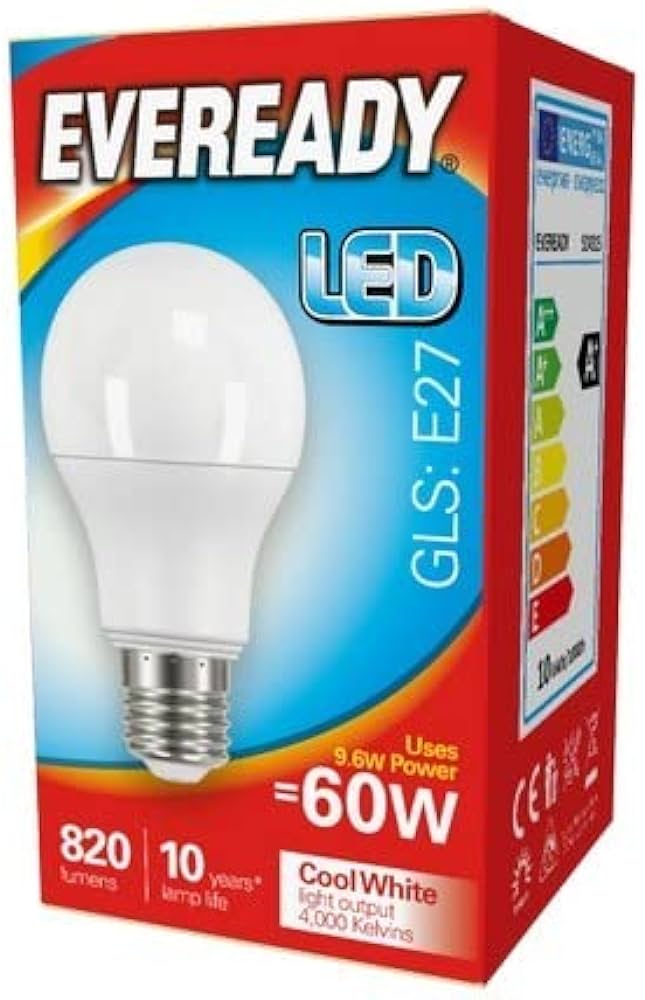 60W Screw Led Light Bulbs - Pack of 5