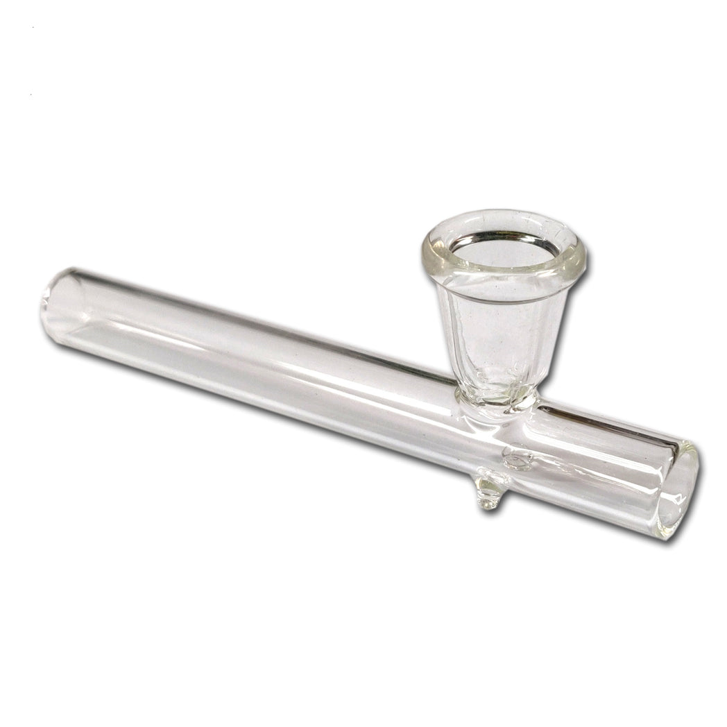 AC-1 - 10cm Cup Shape Clear Glass Pipe (Thick)