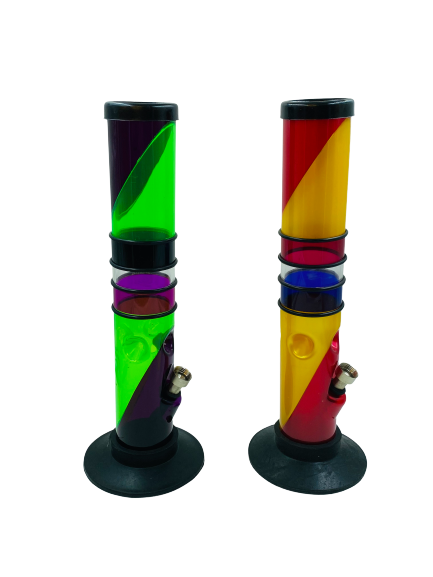 30cm Assorted Colours Acrylic Bong- AB-3962