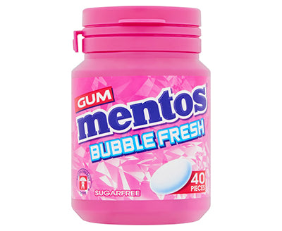 Mentos Bubblefresh Gum Bottle - Pack of 6