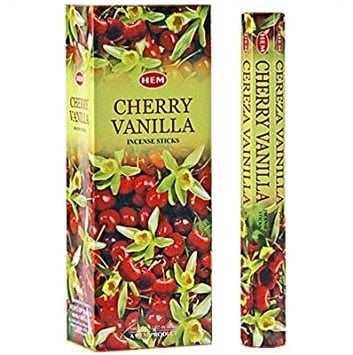 Hem Incense Sticks Cherry Vanilla - Pack of 6