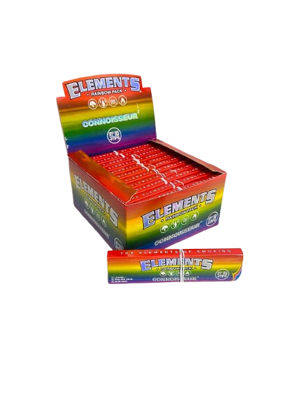 Elements Rainbow Connoisseur - Paper With Tips (24's)