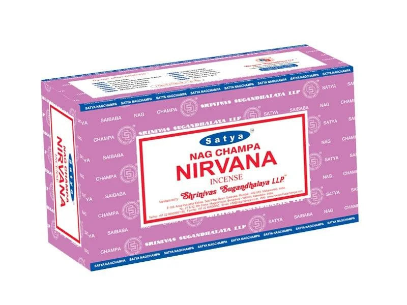 Satya Nirvana Incense Sticks - Pack of 12