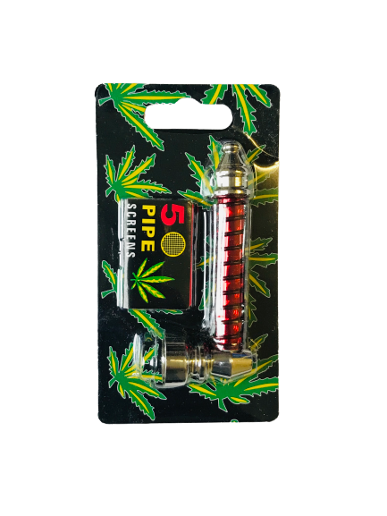 9cm Metal Pipe + Screen (SM-0212)