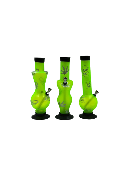 30cm Assorted Colours Acrylic Bong- SM-1996