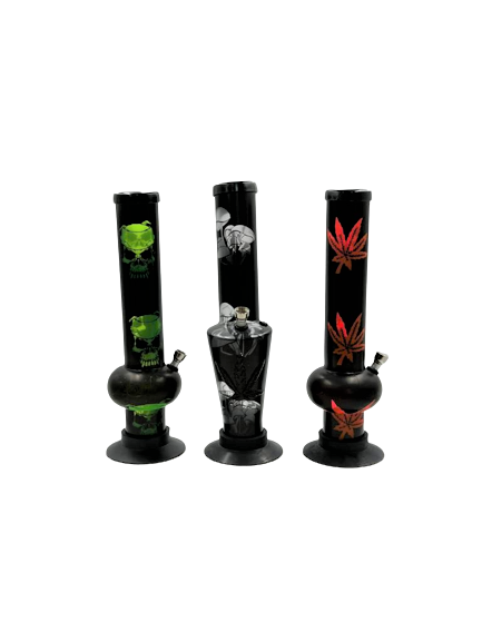 30cm Assorted Colours Acrylic Bong- SM-1995