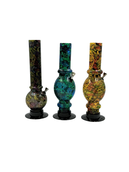30cm Assorted Colours Acrylic Bong- SM-2236