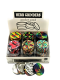 4 Part Metal Grinder Assorted Design (SM-2430)
