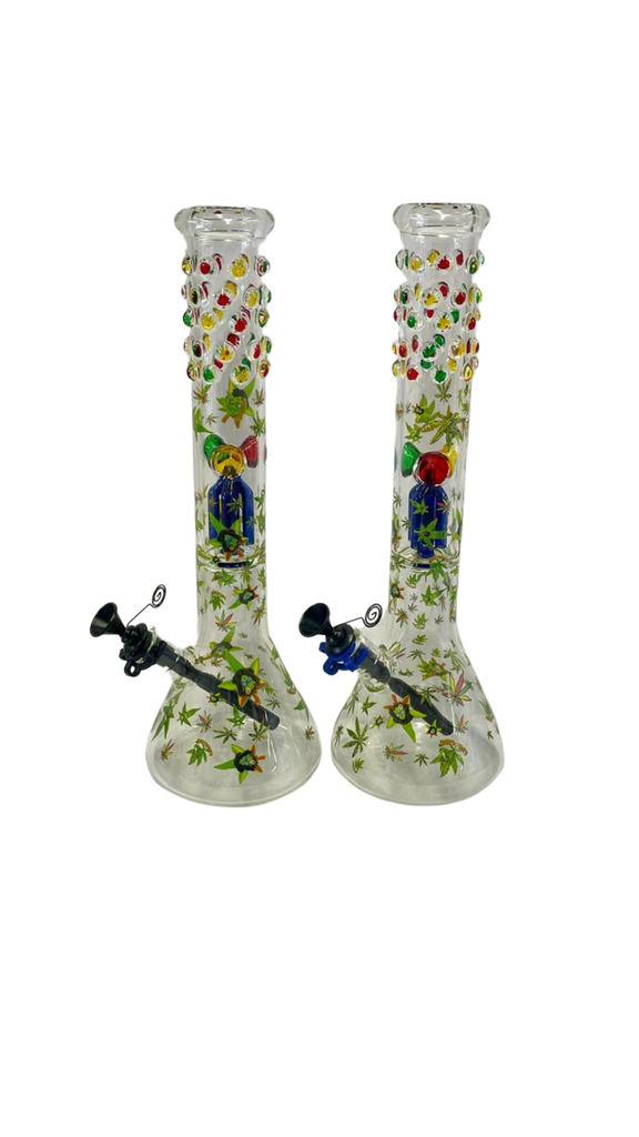40cm Percolator Glass Bong (SM-2434)