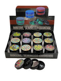 4 Part 3D Metal Grinder Assorted Design (SM-2518)