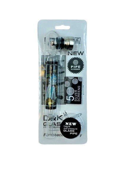 15cm Glass Pipe + Screen (SM-2537)