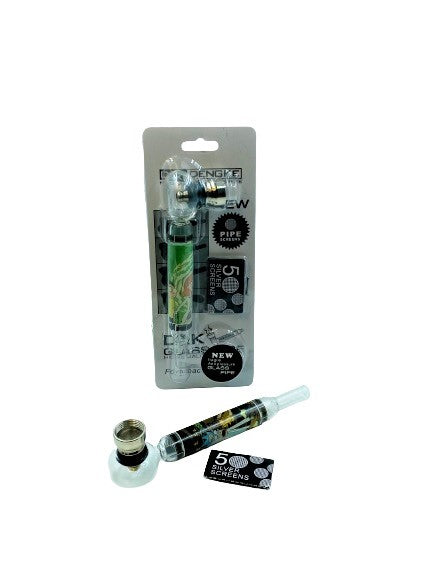 15cm Glass Pipe + Screen (SM-2536)