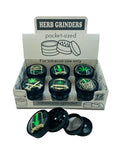 4 Part Mini Scull Metal Grinder (SM-2598)
