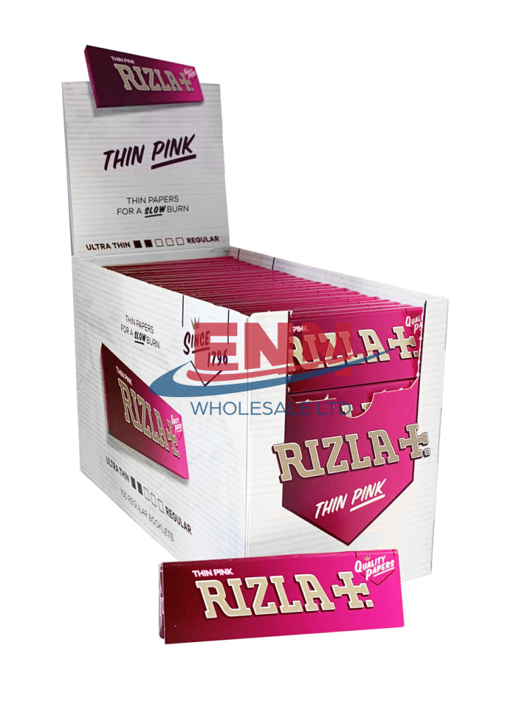 Rizla Pink Regular - Pack of 100