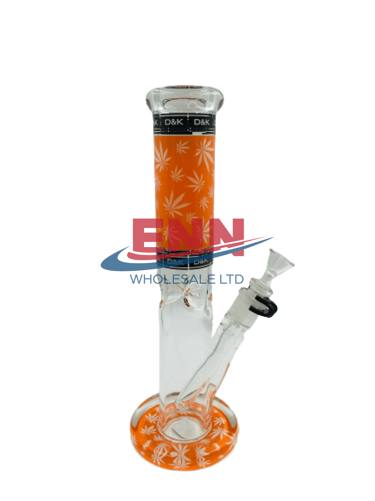 32Cm Assorted Colours Glass Water Pipe (Sm-2183)