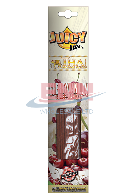 Juicy Jay Cherry Vanilla Incense Sticks - Pack of 12