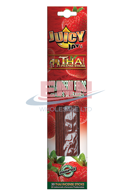 Juicy Jay Strawberry Incense Sticks - Pack of 12