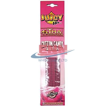 Juicy Jay Cotton Candy Incense Sticks - Pack of 12
