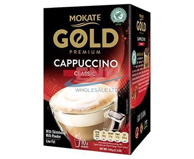 Mokate Gold Cappuccino Classic 10s -Pack of 9