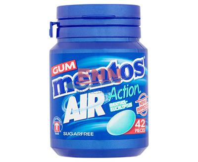 Mentos Menthol Air Action Gum Bottle - Pack of 6
