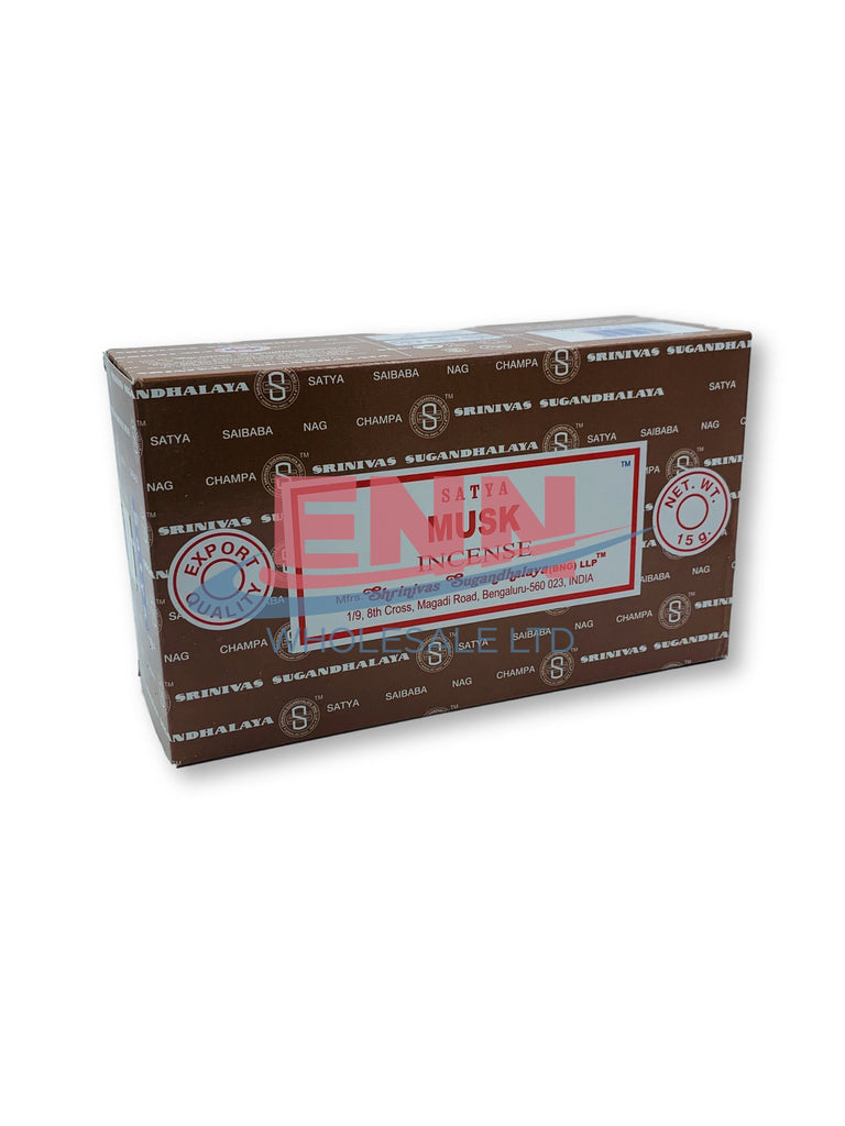 Satya Musk Incense Sticks - Pack of 12