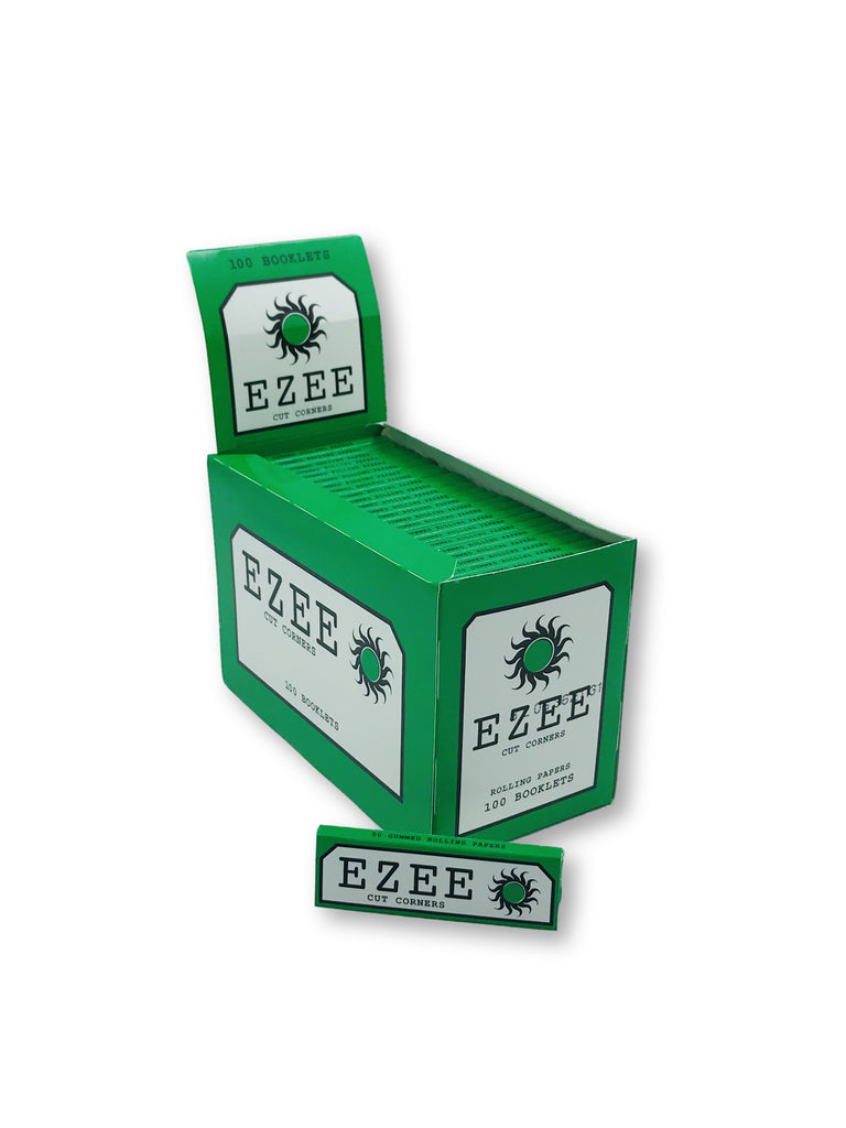 EZEE Green Standard Rolling Papers - Pack of 100