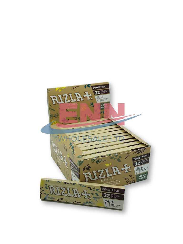 Rizla Natura Combi KS Slim + Tips - Pack of 24