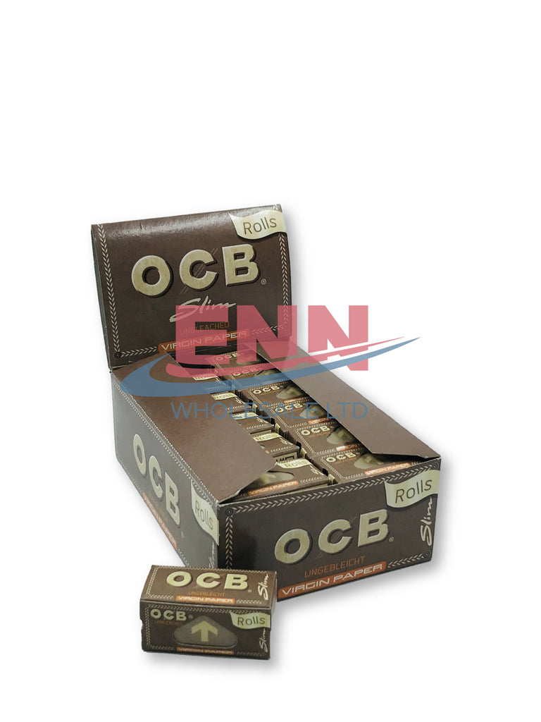OCB Brown Slim Rolls - Pack of 24