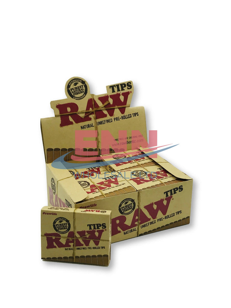 Raw Unrefined Pre-Rolled Tips - Pack of 20