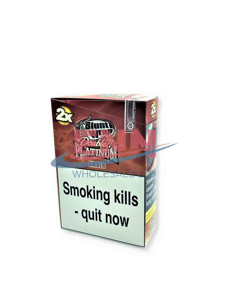 Double Platinum Blunt Wrap Amber (Peach & Passion) - Pack of 25 x2