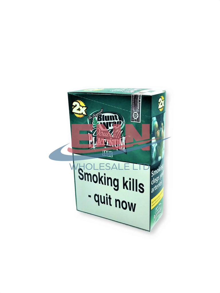 Double Platinum Blunt Wrap Jade - Pack of 25 x2