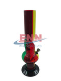 32cm Assorted Colours Rasta Acrylic Bong - SM-0584
