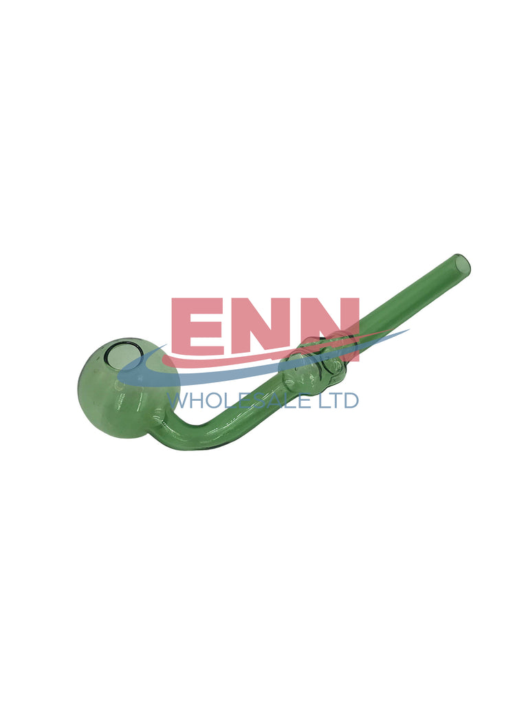 GL-4 - 12cm Skull Bubble Glass Pipe