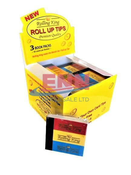 Rolling King - Roll Up Tips - Pack of 32 x 3s