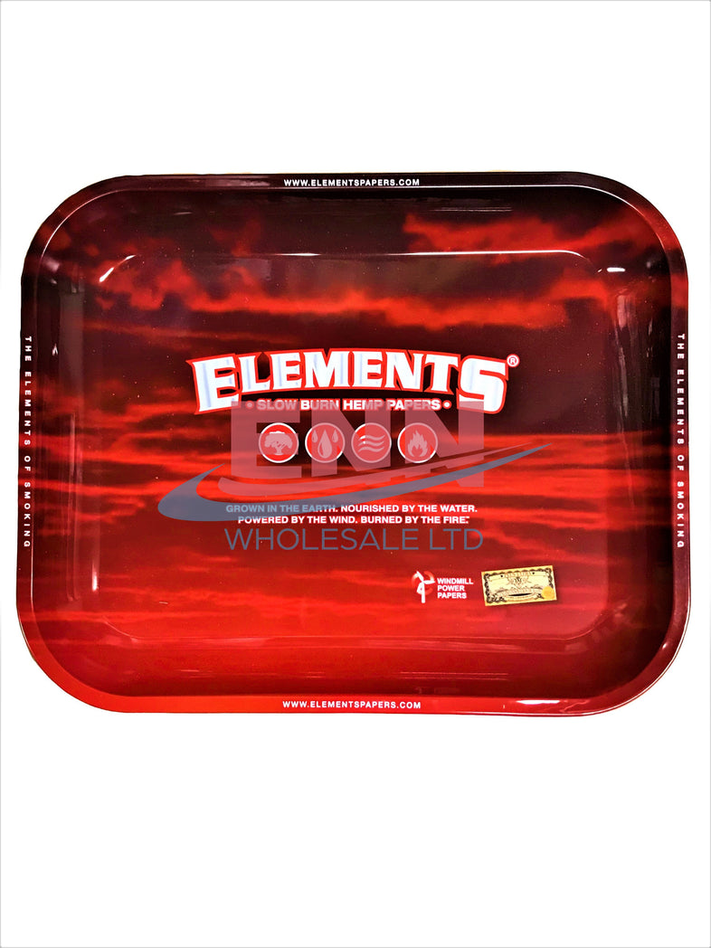 Large Elements Tray Red (28x34cm)