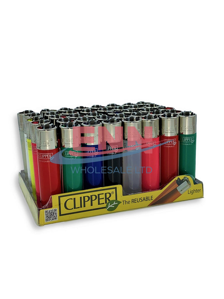 Clipper Solid Lighters - Pack of 40