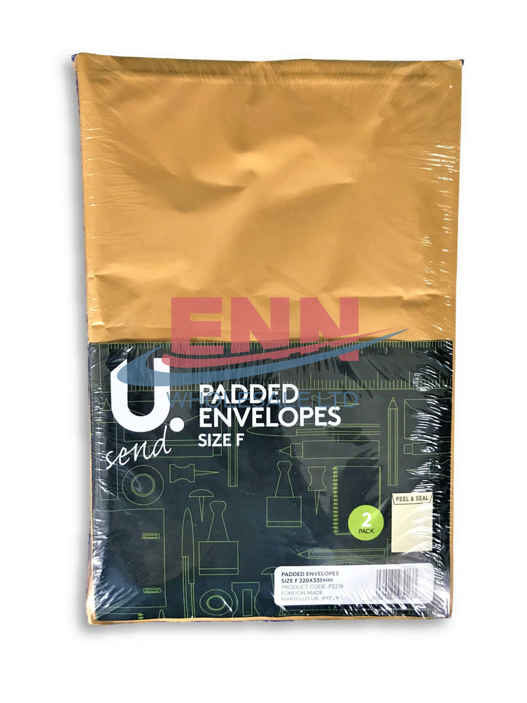 Padded Envelopes Size F  22X33.5cm - Pack of 2