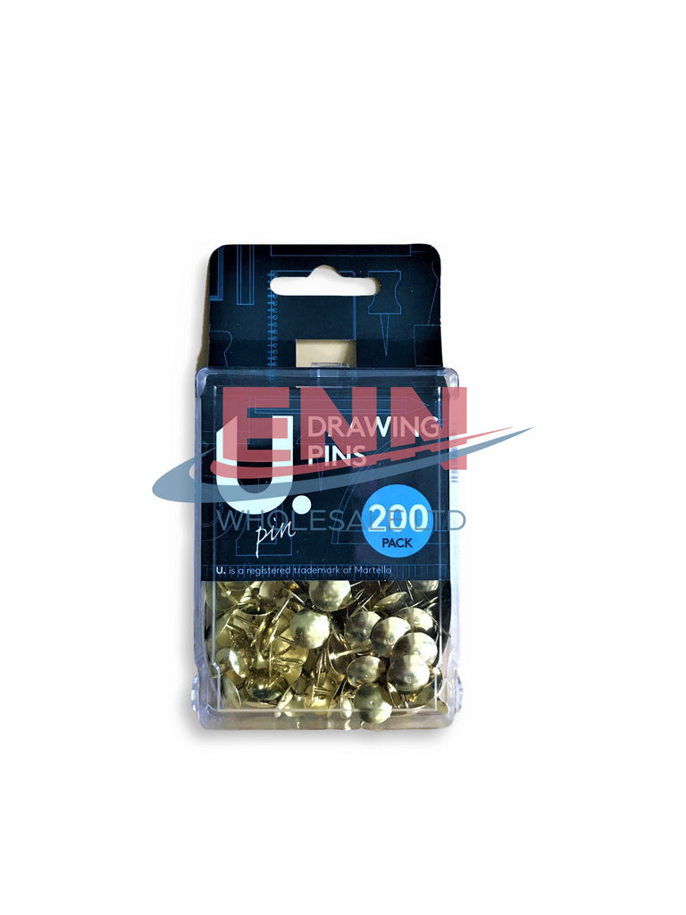 Drawing Pins 200pk - Pack 6