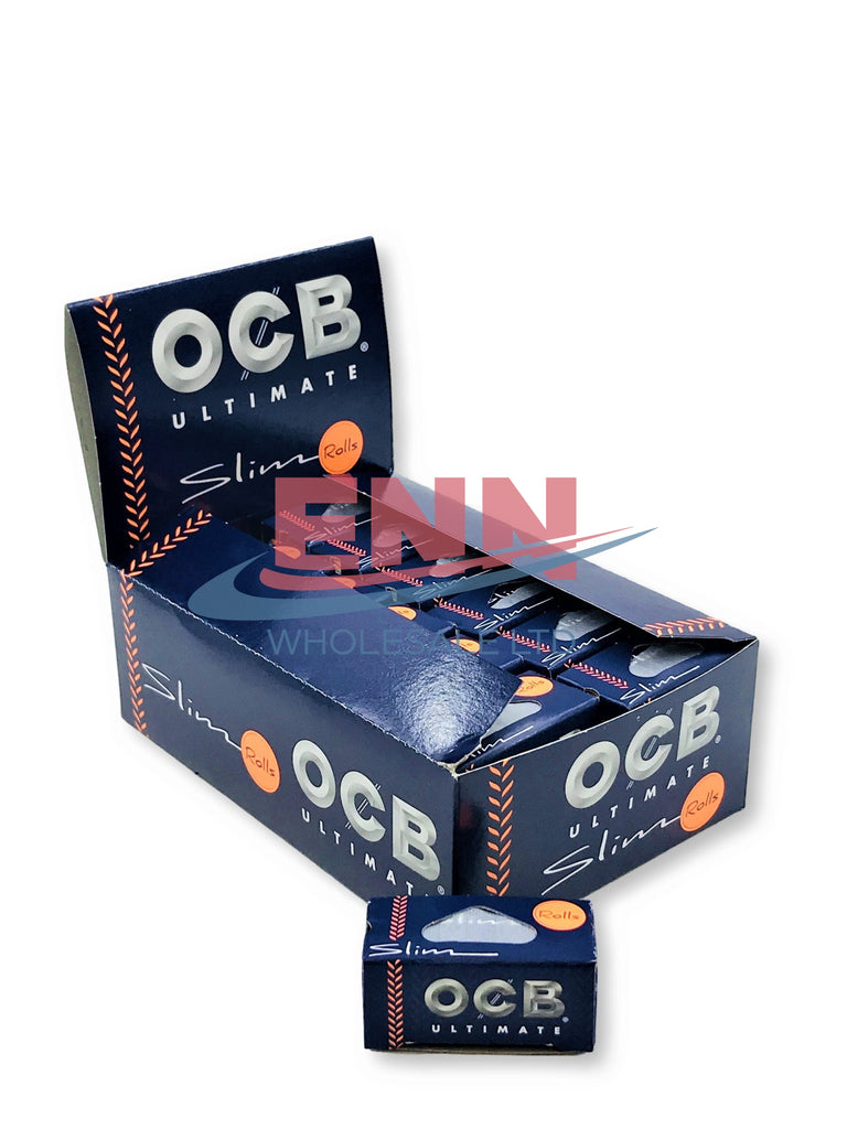OCB Ultimate Slim Rolls (Blue) - Pack of 24