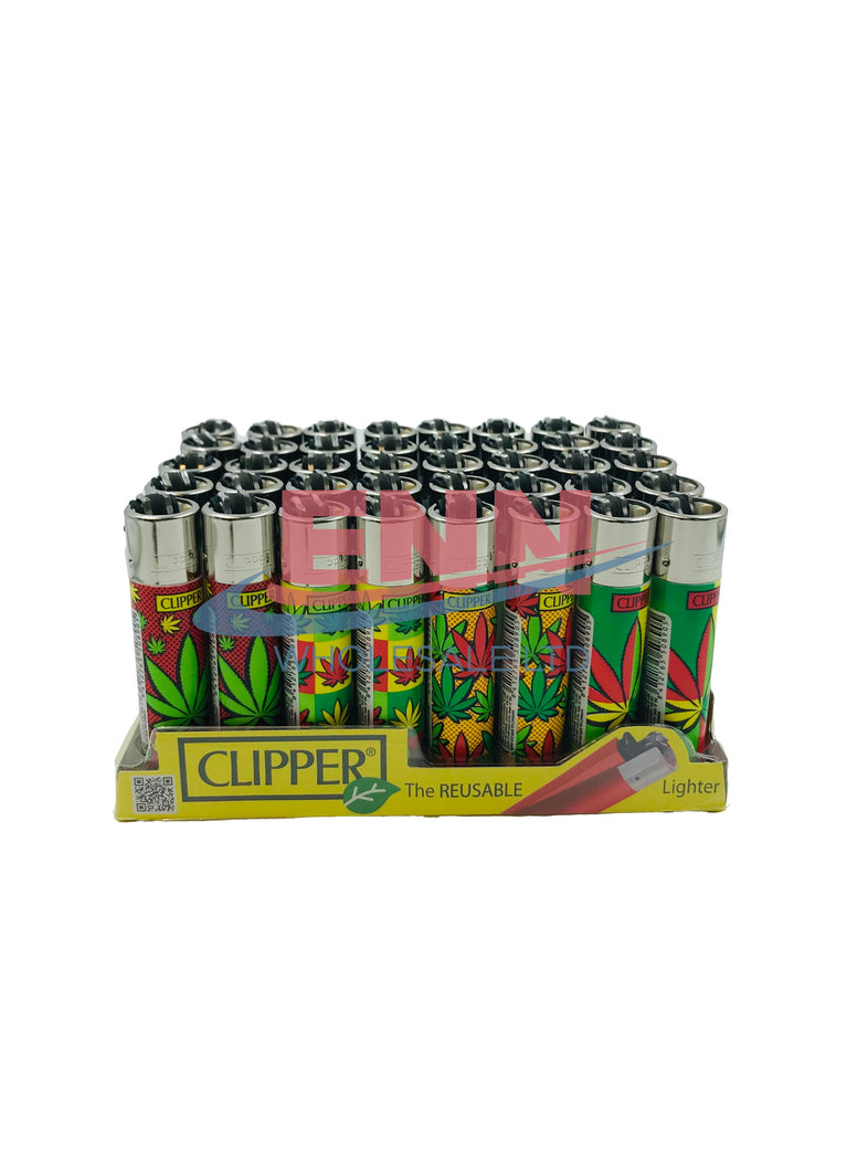 Clipper Design Lighters (Assorted) - Pack of 40