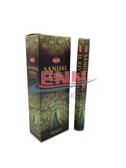 Hem Incense Sticks Sandal King - Pack of 6