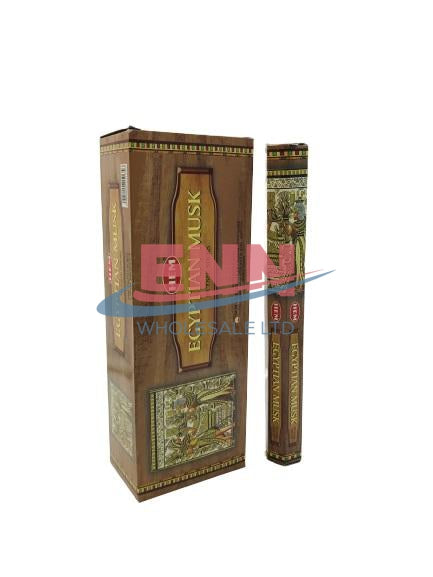 Hem Incense Sticks Egyptian Musk - Pack of 6