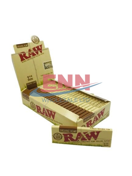 Raw 1 1/4 Organic - Pack of 24