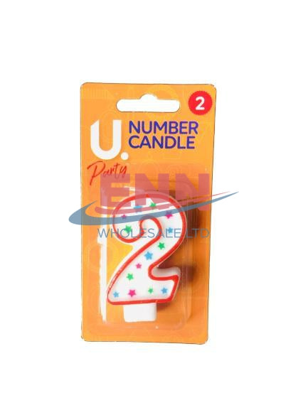 Number 2 Candle
