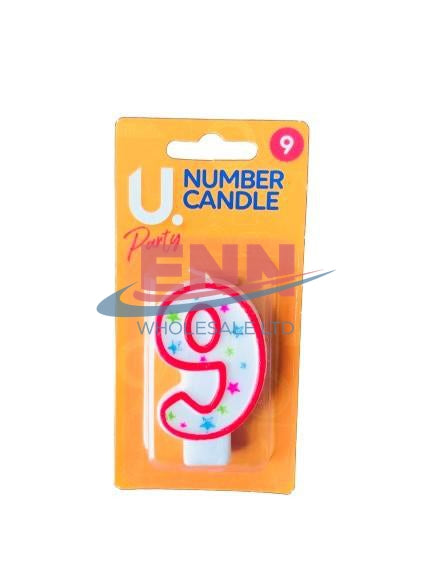 Number 9 Candle