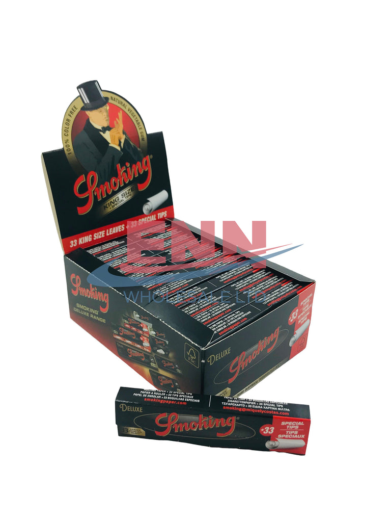 Smoking Deluxe KS + Tips - Pack of 24