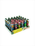 Clipper Metal Cover Mix Lighters - Pack of 30 (Assorted Colours & Designs)