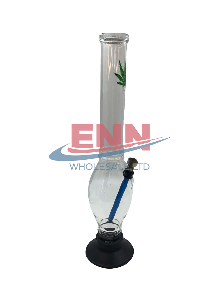 38cm Glass Water Pipe - GB-063 Leaf