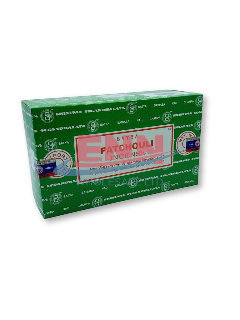 Satya Patchouli Incense Sticks - Pack of 12