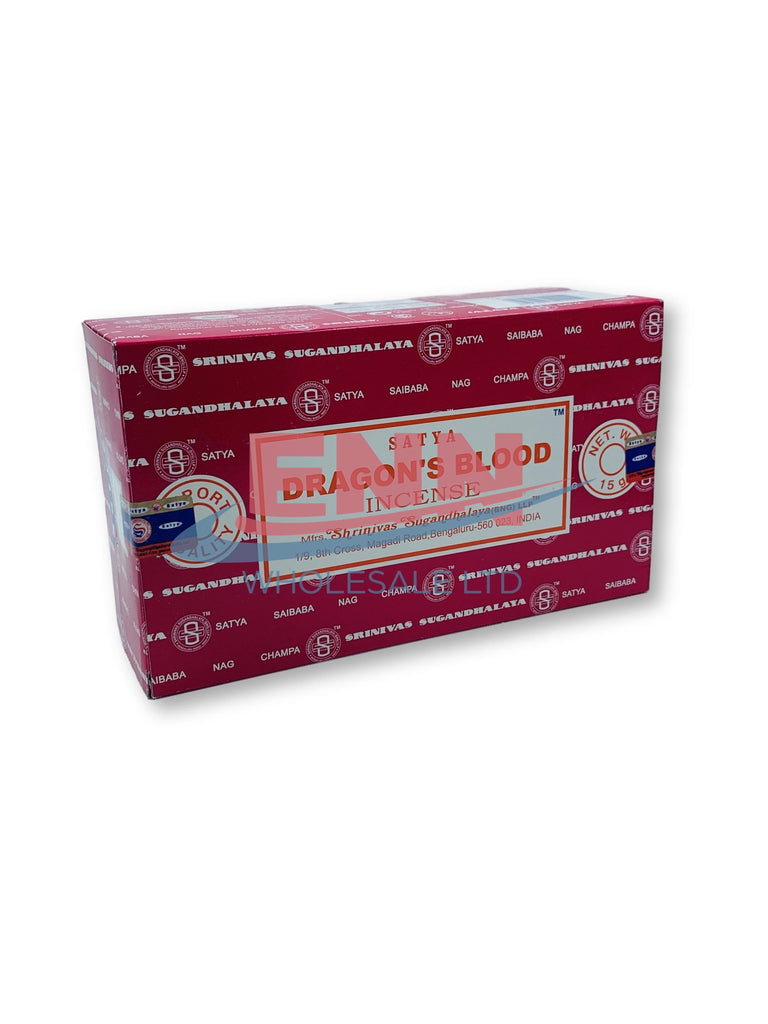 Satya Dragon Blood Incense Sticks - Pack of 12